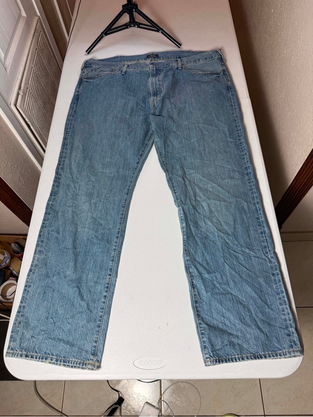 Polo Ralph Lauren Men Hampton Relaxed Straight Jeans 44/32 Blue
Pocket Denim